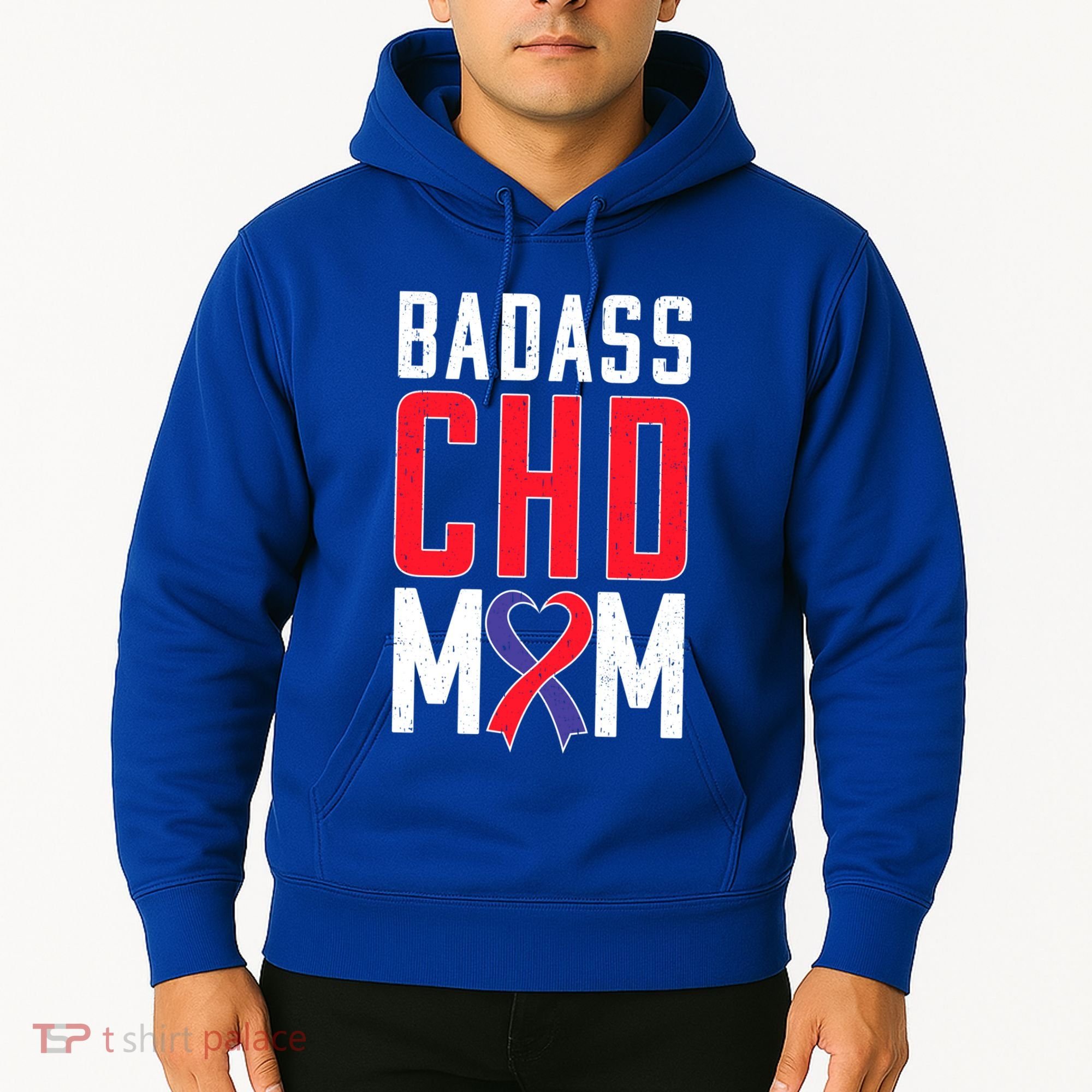 Chd Awareness Congenital Heart Chd Mom Ribbon Cute Gift Hoodie