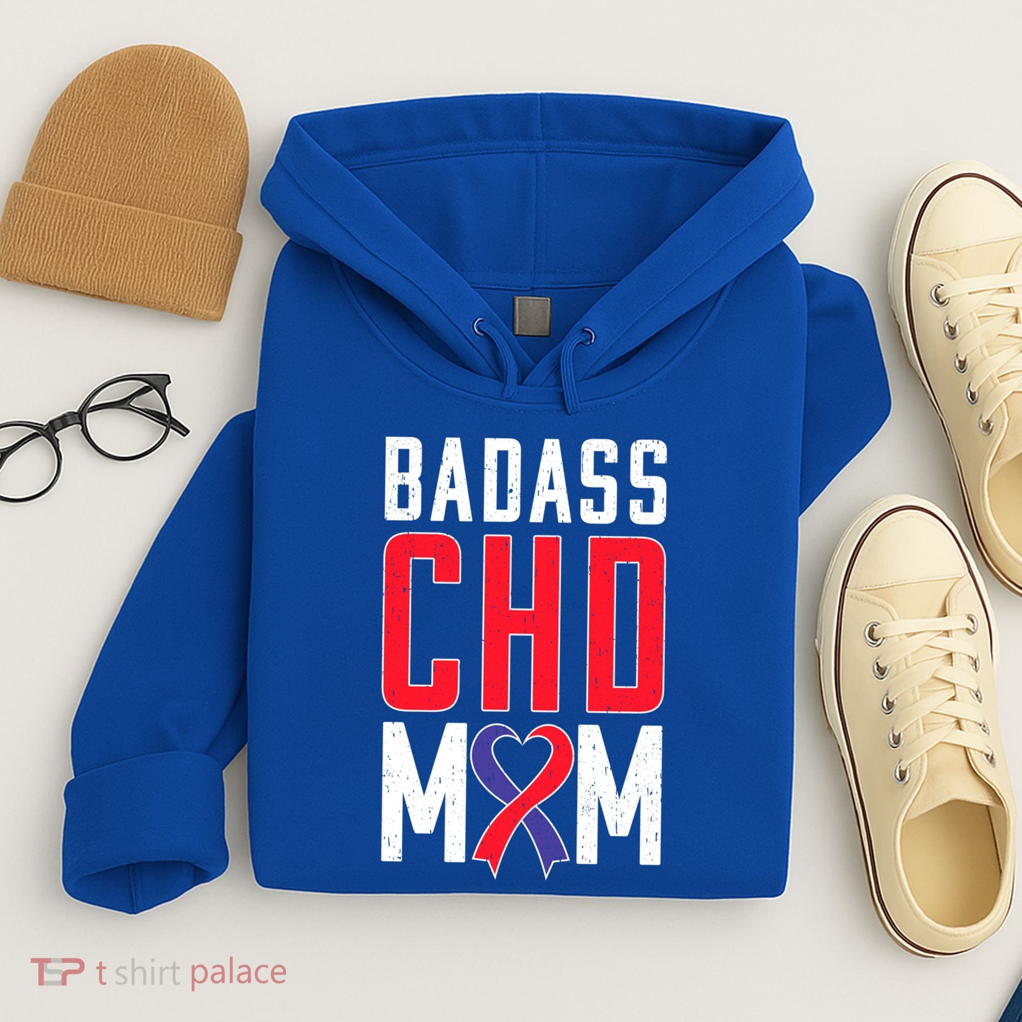 Chd Awareness Congenital Heart Chd Mom Ribbon Cute Gift Hoodie