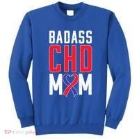 Chd Awareness Congenital Heart Chd Mom Ribbon Cute Gift Sweatshirt thumb 0