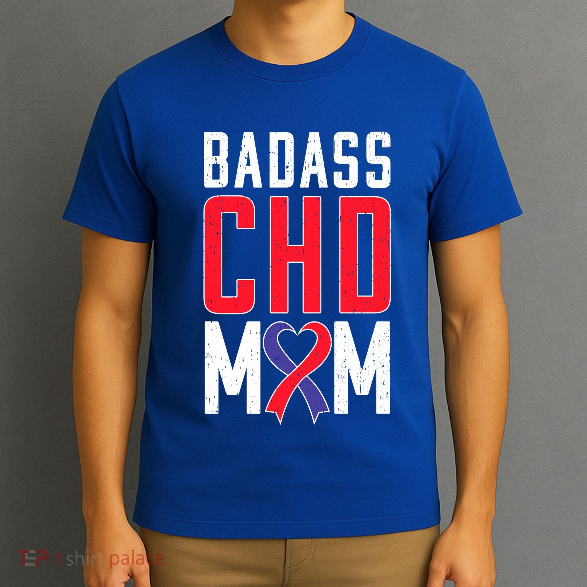 Chd Awareness Congenital Heart Chd Mom Ribbon Cute Gift T-Shirt