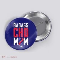 Chd Awareness Congenital Heart Chd Mom Ribbon Cute Gift Button thumb 0