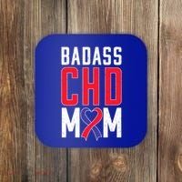 Chd Awareness Congenital Heart Chd Mom Ribbon Cute Gift Coaster thumb 0