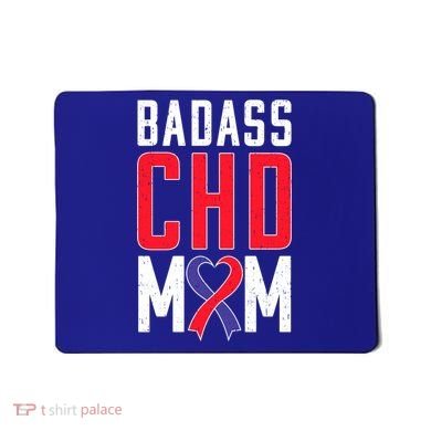 Chd Awareness Congenital Heart Chd Mom Ribbon Cute Gift Mousepad