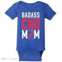 Chd Awareness Congenital Heart Chd Mom Ribbon Cute Gift Baby Bodysuit thumb 0