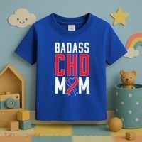 Chd Awareness Congenital Heart Chd Mom Ribbon Cute Gift Toddler T-Shirt thumb 3