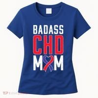 Chd Awareness Congenital Heart Chd Mom Ribbon Cute Gift Women's T-Shirt thumb 0