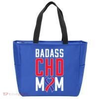 Chd Awareness Congenital Heart Chd Mom Ribbon Cute Gift Tote Bag thumb 0