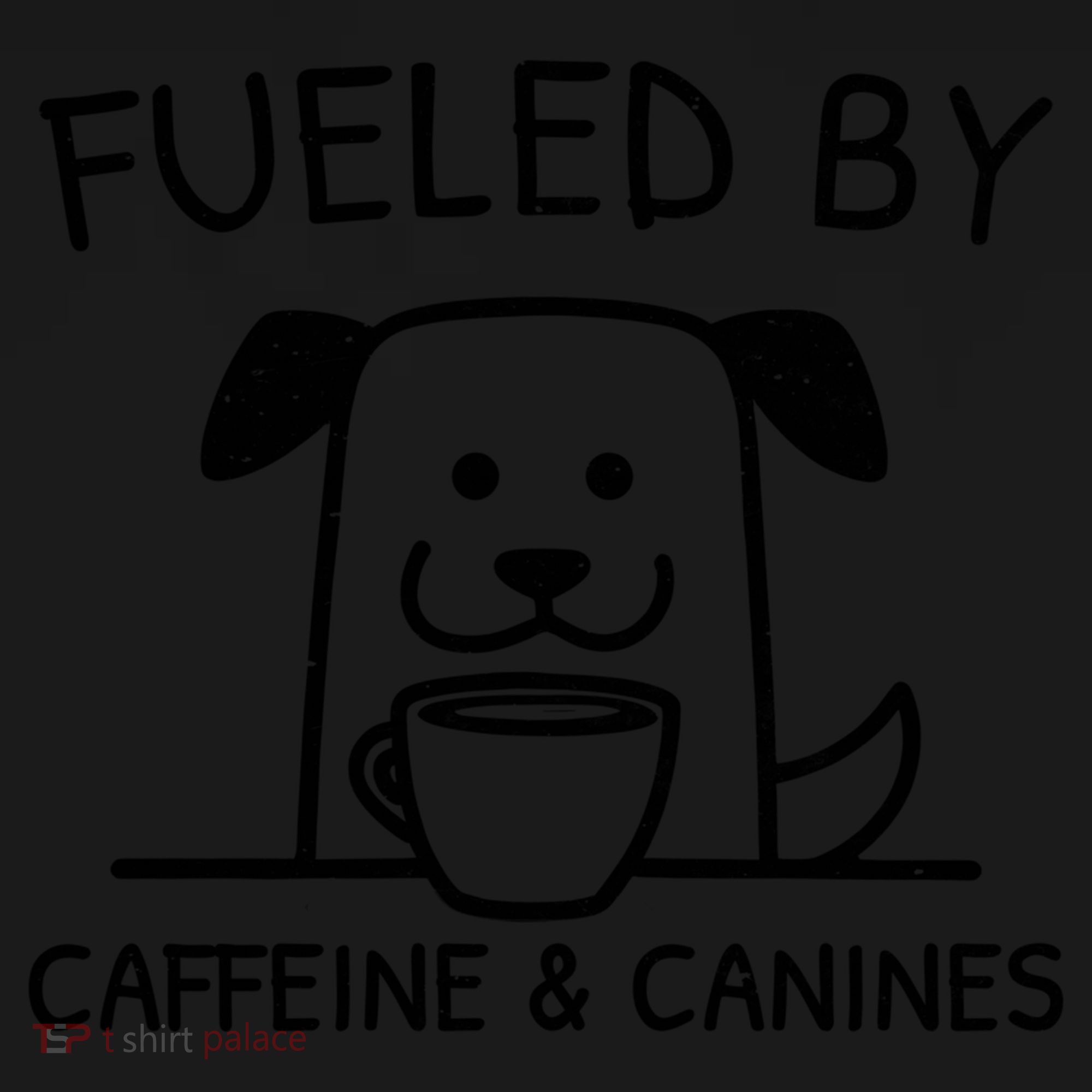 Caffeine And Canines Funny Coffee Dog Lover Morning  Tote Bag