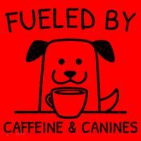 Caffeine And Canines Funny Coffee Dog Lover Morning  Santa Hat thumb 1