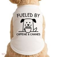 Caffeine And Canines Funny Coffee Dog Lover Morning  Doggie Tank thumb 0