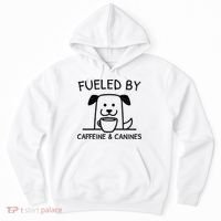 Caffeine And Canines Funny Coffee Dog Lover Morning  Hoodie thumb 0