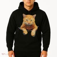 Cat Animals Creative Cat Motif Bag Cat Hoodie thumb 2