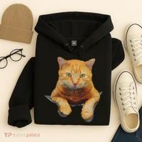 Cat Animals Creative Cat Motif Bag Cat Hoodie thumb 4