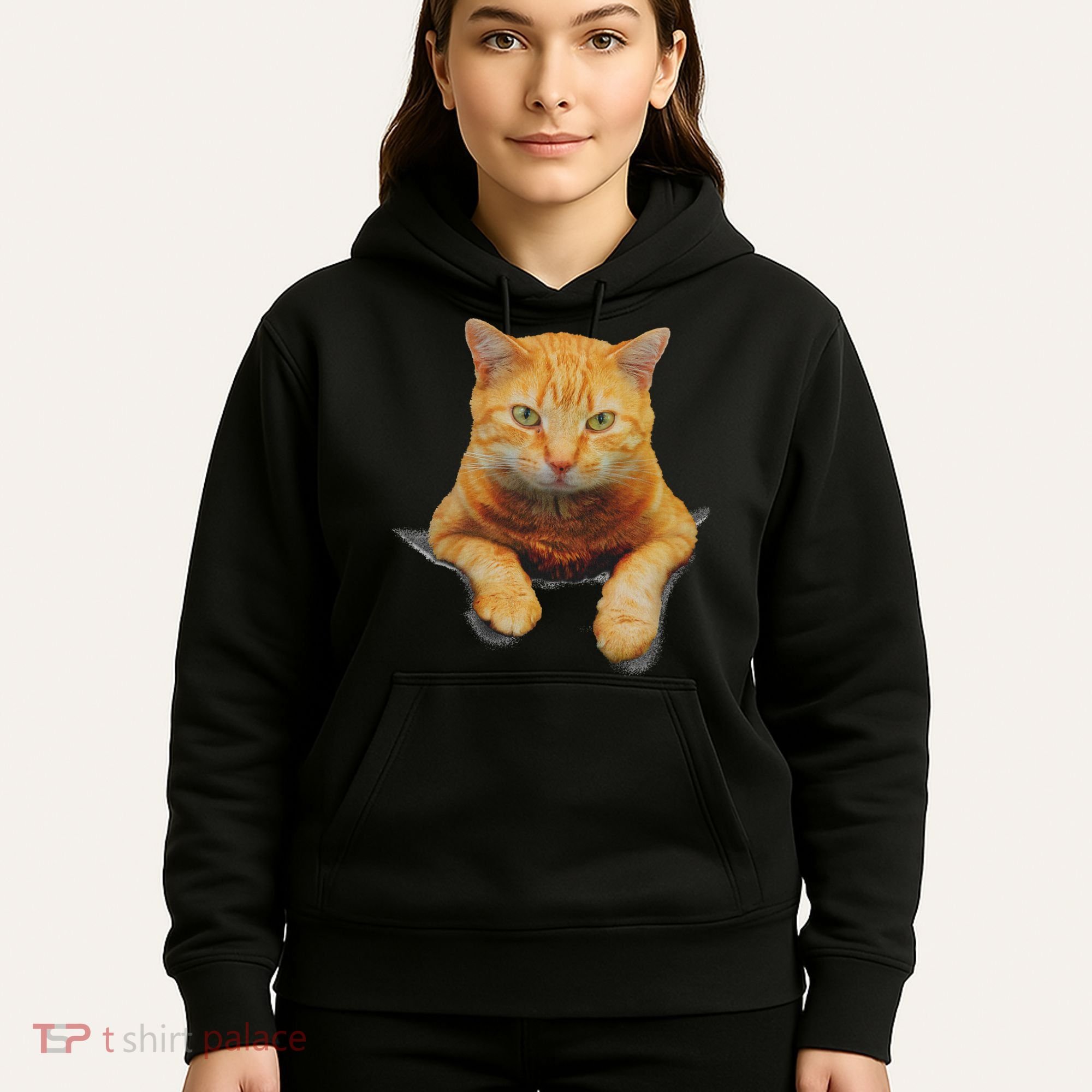 Cat Animals Creative Cat Motif Bag Cat Hoodie
