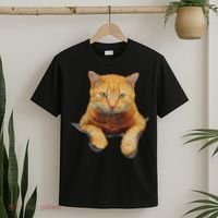 Cat Animals Creative Cat Motif Bag Cat T-Shirt thumb 2