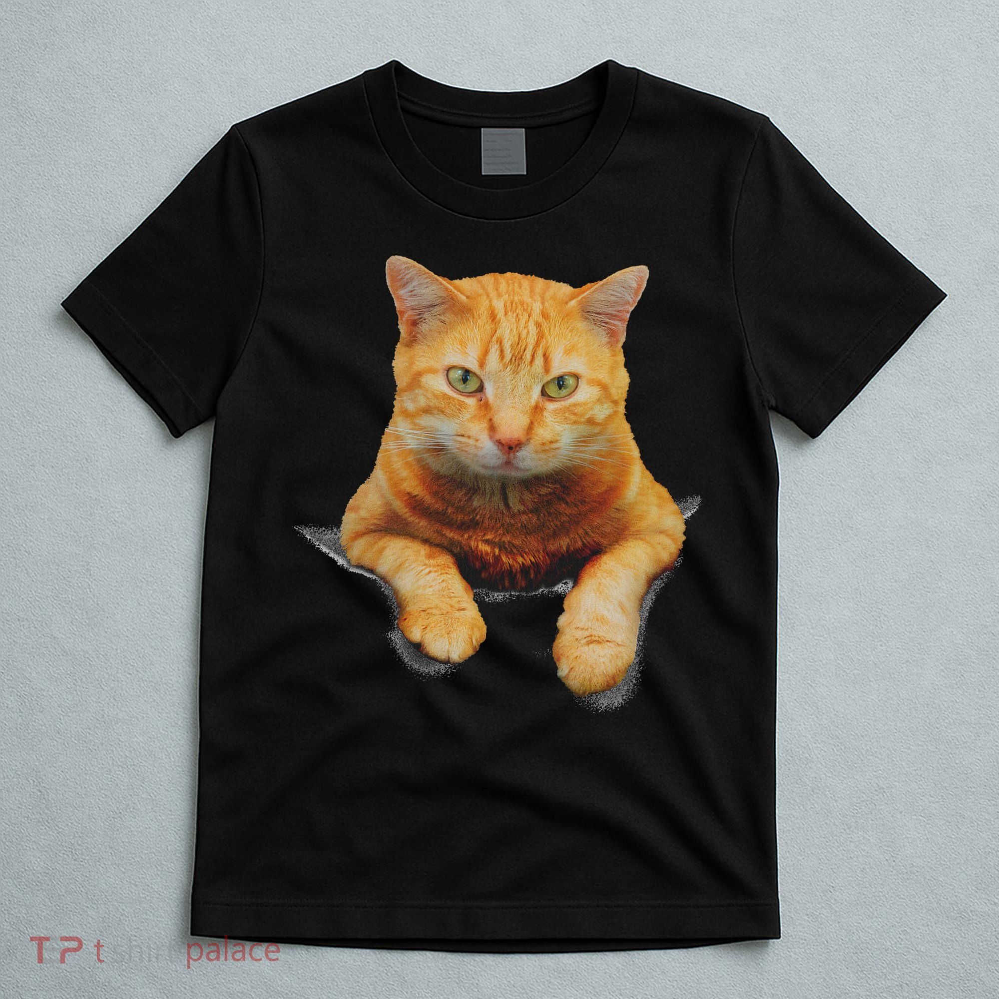 Cat Animals Creative Cat Motif Bag Cat T-Shirt