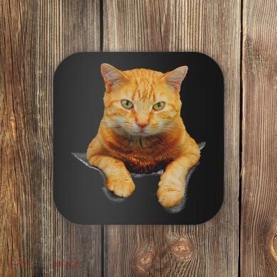 Cat Animals Creative Cat Motif Bag Cat Coaster