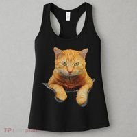 Cat Animals Creative Cat Motif Bag Cat Women's Tank Top thumb 3