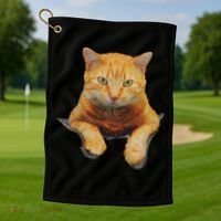 Cat Animals Creative Cat Motif Bag Cat Golf Towel thumb 1