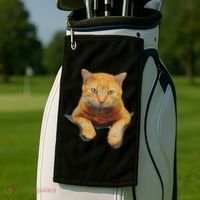 Cat Animals Creative Cat Motif Bag Cat Golf Towel thumb 2