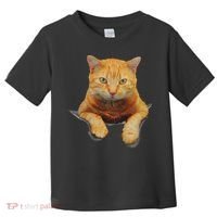 Cat Animals Creative Cat Motif Bag Cat Toddler T-Shirt thumb 0