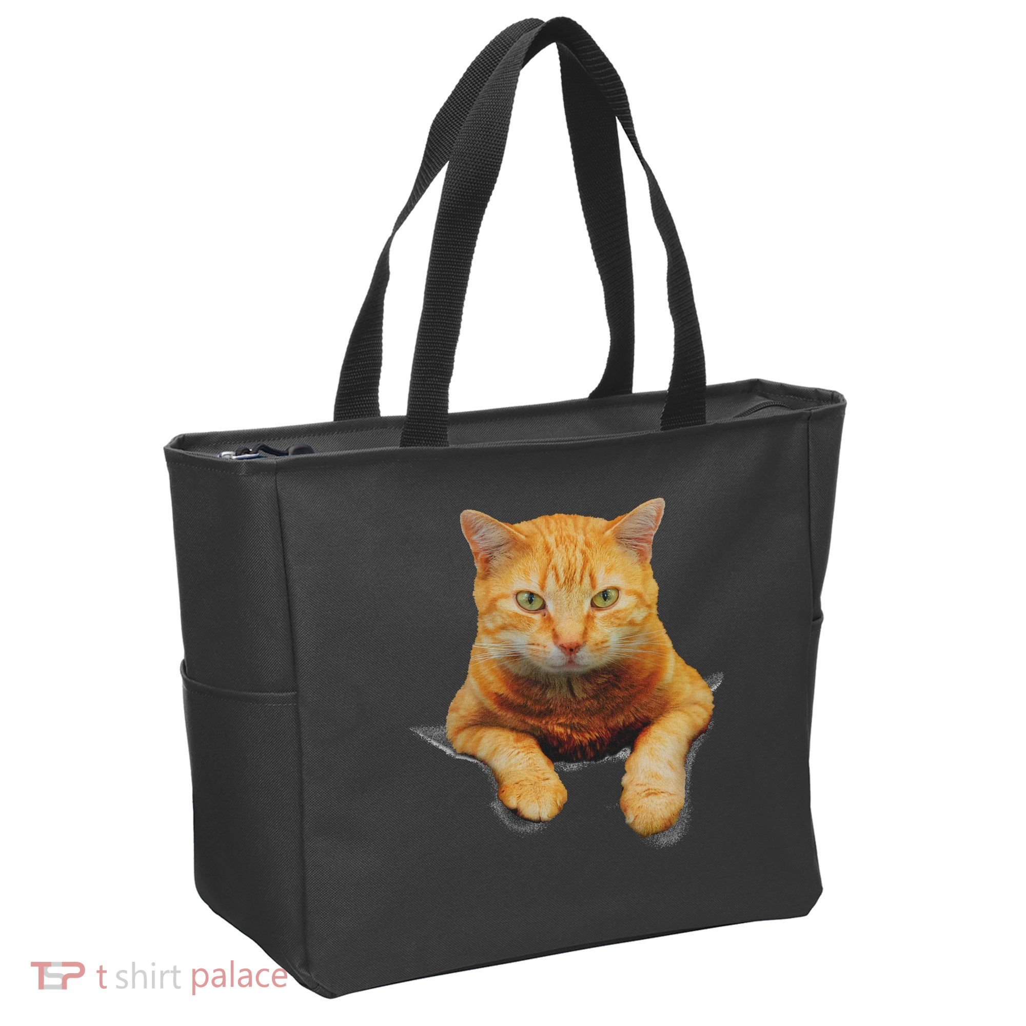 Cat Animals Creative Cat Motif Bag Cat Tote Bag