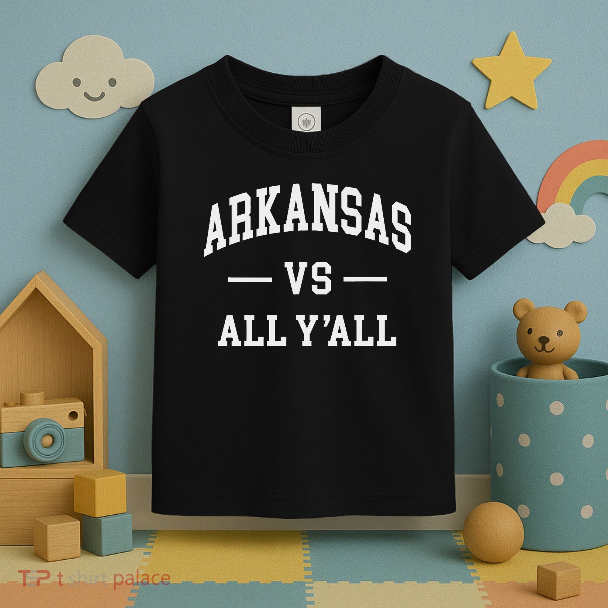 Co. Arkansas Classic, Red Short Toddler T-Shirt
