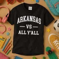Co. Arkansas Classic, Red Short Kids T-Shirt thumb 3