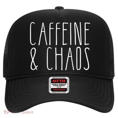 Caffeine And Chaos Gift I Need Coffee Gift Coffee Lover Great Gift Hat