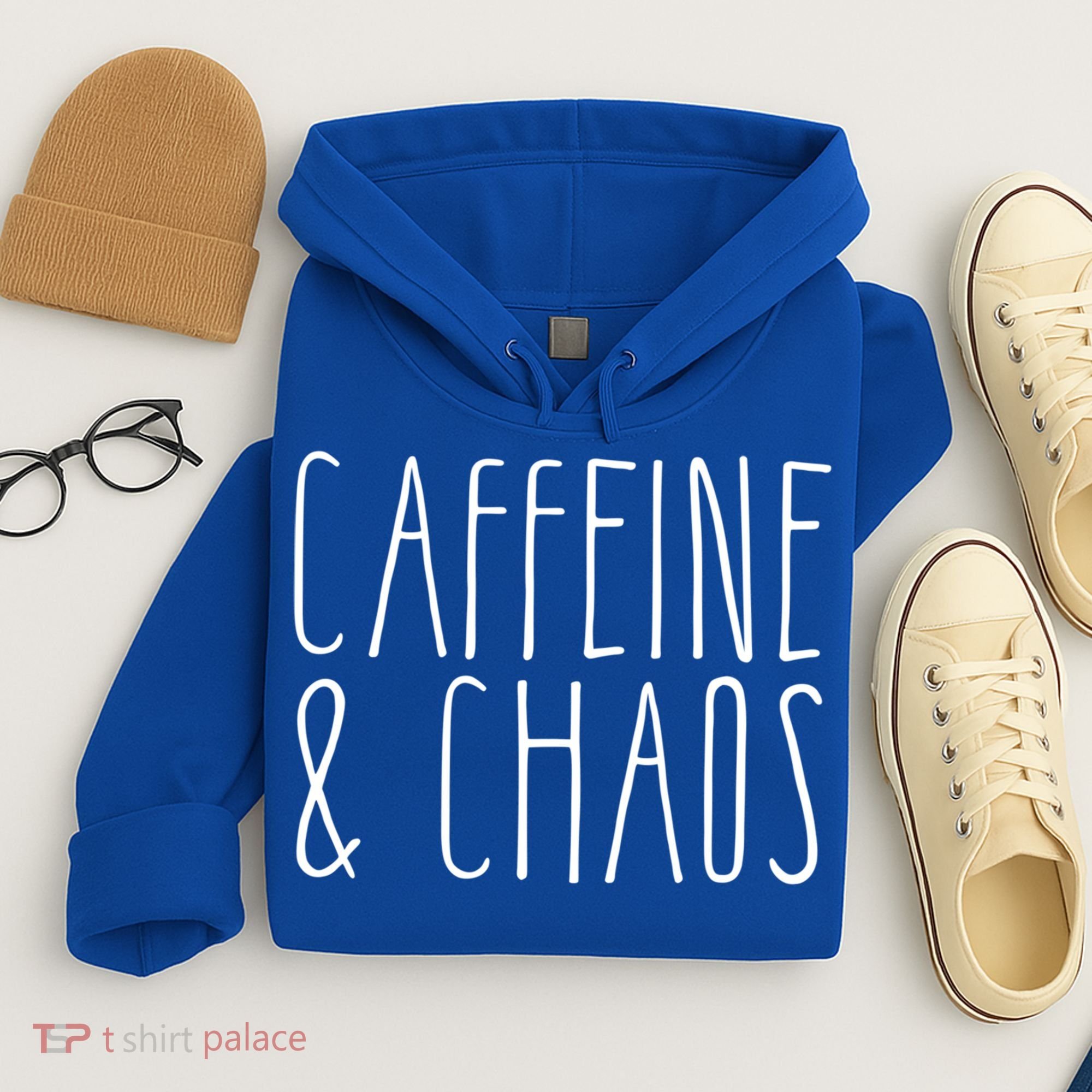 Caffeine And Chaos Gift I Need Coffee Gift Coffee Lover Great Gift Hoodie