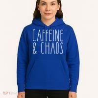 Caffeine And Chaos Gift I Need Coffee Gift Coffee Lover Great Gift Hoodie thumb 5