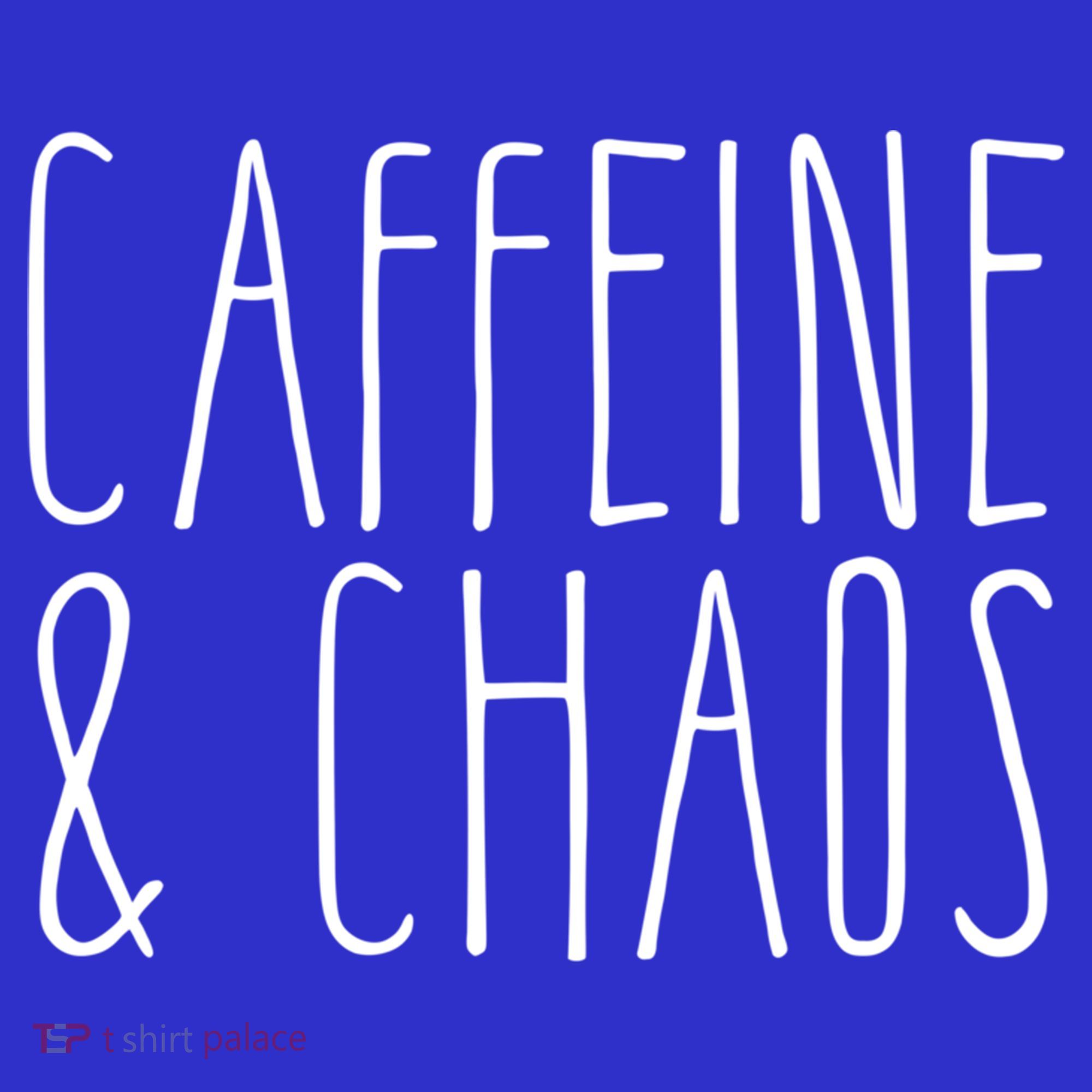 Caffeine And Chaos Gift I Need Coffee Gift Coffee Lover Great Gift Women's Tank Top