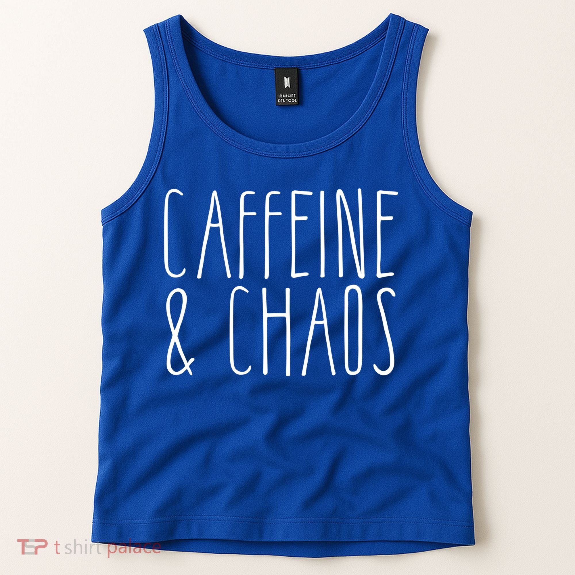 Caffeine And Chaos Gift I Need Coffee Gift Coffee Lover Great Gift Tank Top