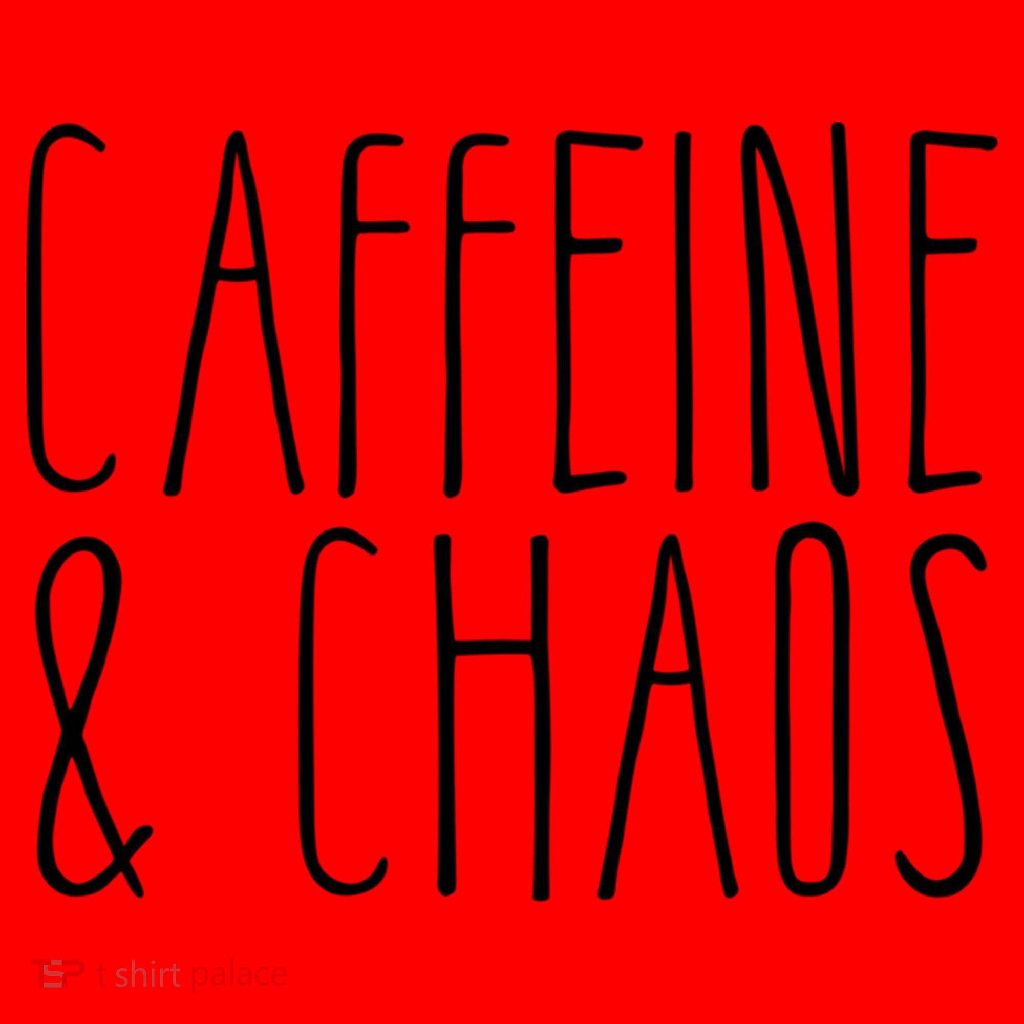 Caffeine And Chaos Gift I Need Coffee Gift Coffee Lover Great Gift Santa Hat