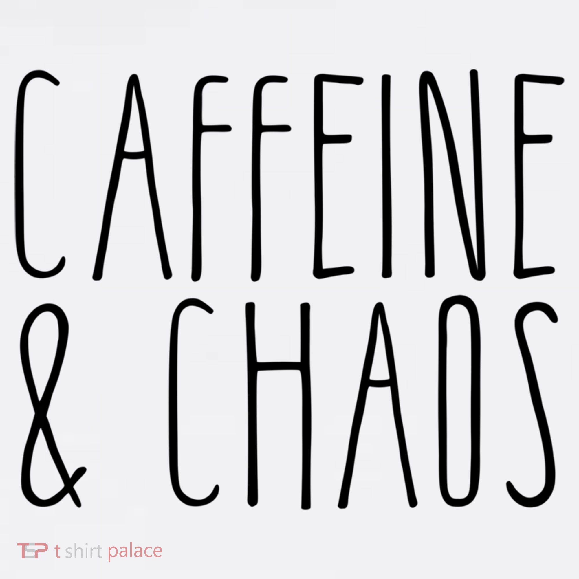 Caffeine And Chaos Gift I Need Coffee Gift Coffee Lover Great Gift Garment-Dyed Sweatshirt