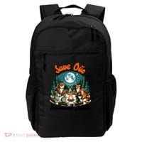 Cute Animals Camping Save Our National Parks Backpack thumb 0