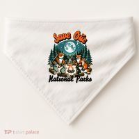 Cute Animals Camping Save Our National Parks USA-Made Doggie Bandana thumb 0