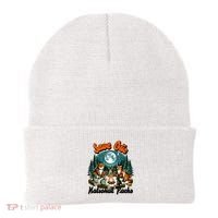 Cute Animals Camping Save Our National Parks Beanie thumb 0