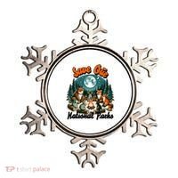 Cute Animals Camping Save Our National Parks Ornament thumb 0
