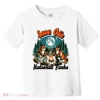 Cute Animals Camping Save Our National Parks Toddler T-Shirt thumb 0