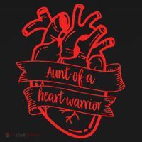 CHD Aunt Congenital Heart Defects Aunt Of A Heart Warrior Ornament thumb 1