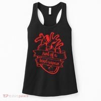 CHD Aunt Congenital Heart Defects Aunt Of A Heart Warrior Women's Tank Top thumb 0