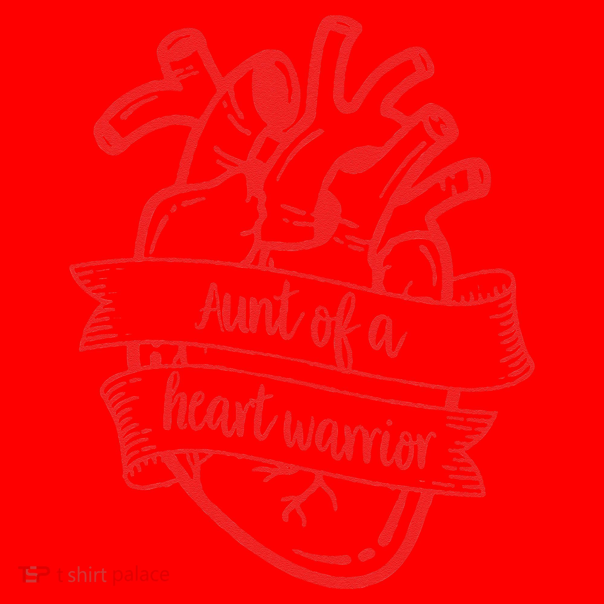 CHD Aunt Congenital Heart Defects Aunt Of A Heart Warrior Santa Hat