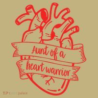 CHD Aunt Congenital Heart Defects Aunt Of A Heart Warrior Hoodie thumb 2