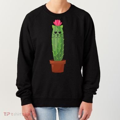 Catus: Funny Cat Cactus Women's Sweatshirt