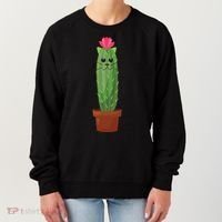 Catus: Funny Cat Cactus Women's Sweatshirt thumb 0