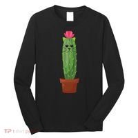 Catus: Funny Cat Cactus Long Sleeve Shirt thumb 0