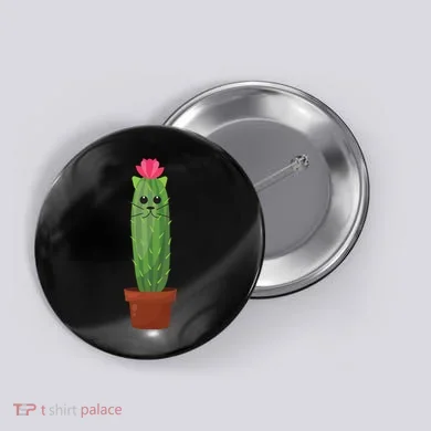 Catus: Funny Cat Cactus Button