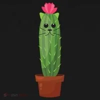 Catus: Funny Cat Cactus Bucket Hat thumb 4
