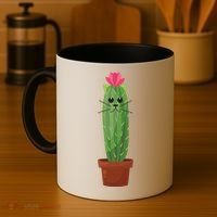 Catus: Funny Cat Cactus Coffee Mug thumb 4